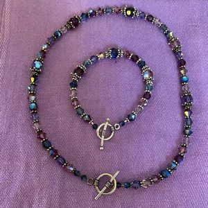 Custom Crystal Necklace & Bracelet